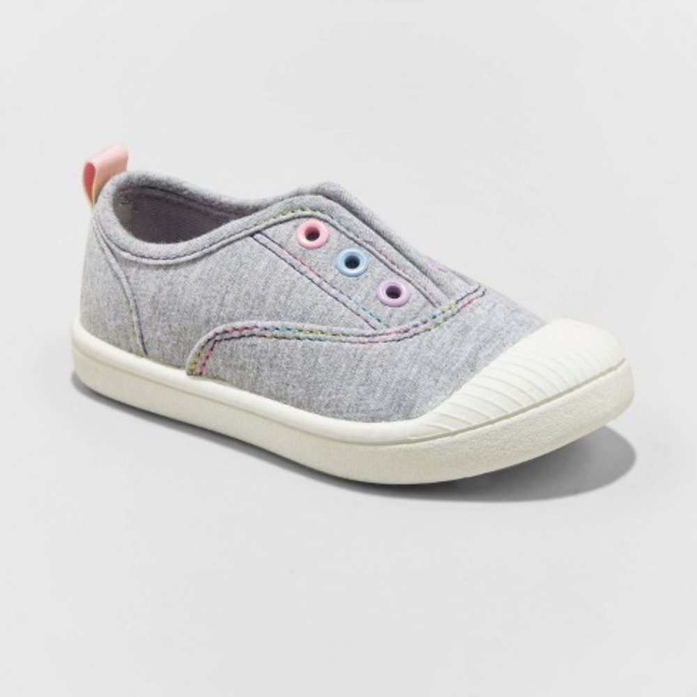 Toddler Rory Slip-on Apparel Sneakers Gray - Cat & Jack